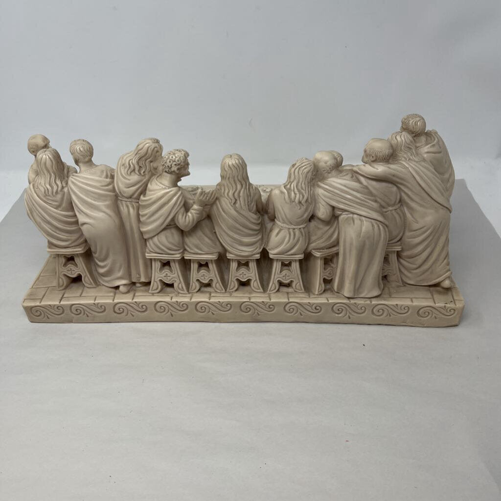 Resin cast "Last Supper" 17x7