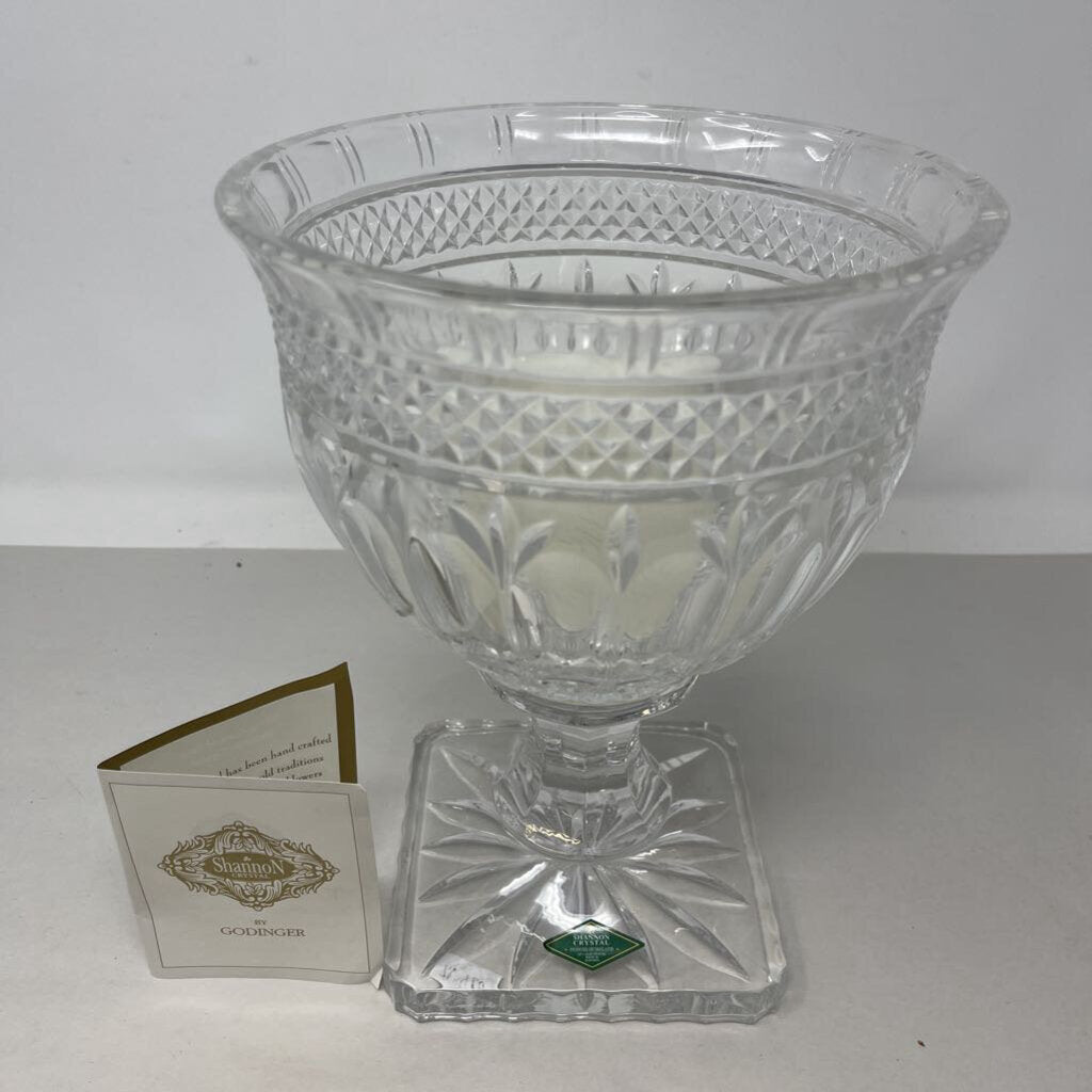 Crystal Hurricane Candleholder w/ Candle