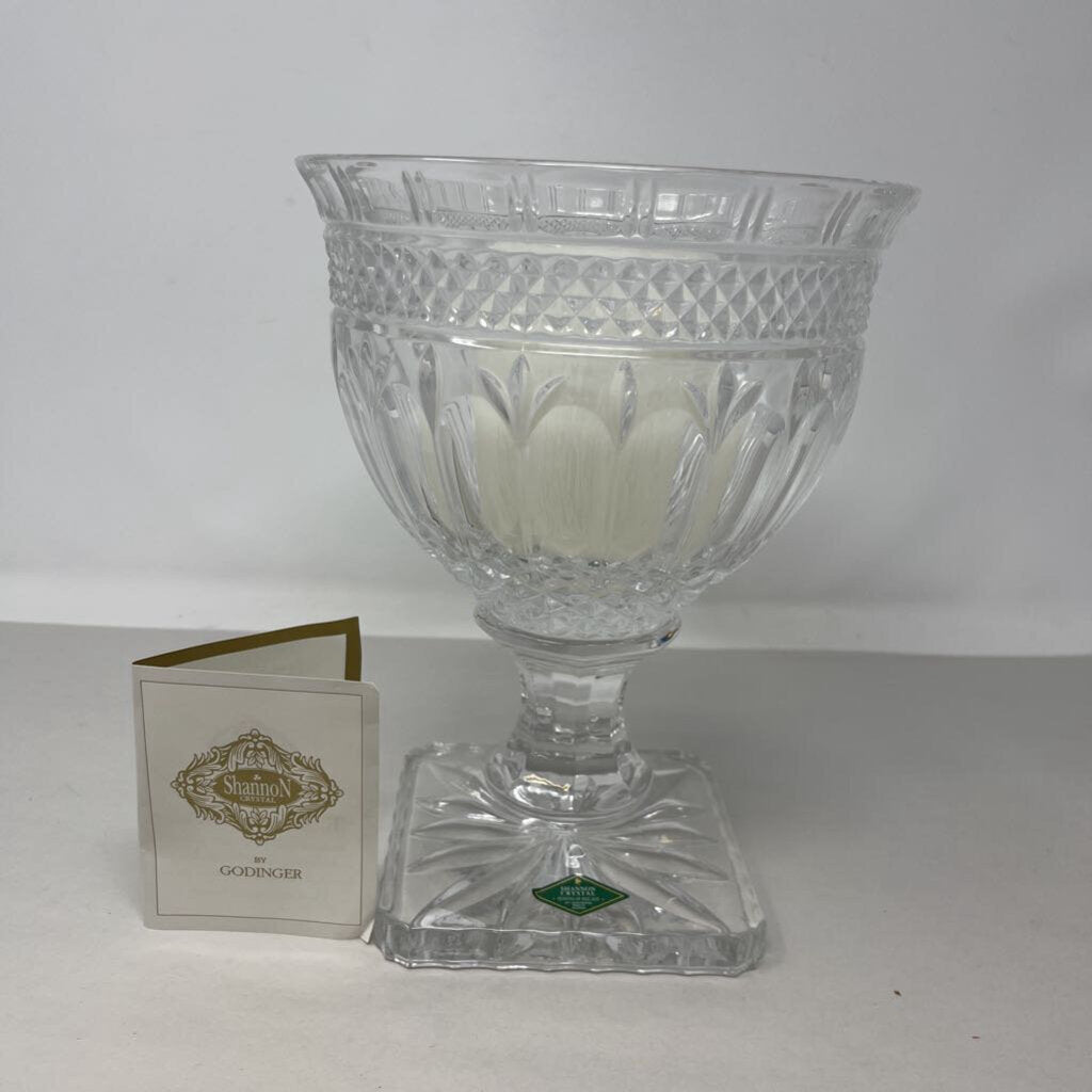 Crystal Hurricane Candleholder w/ Candle