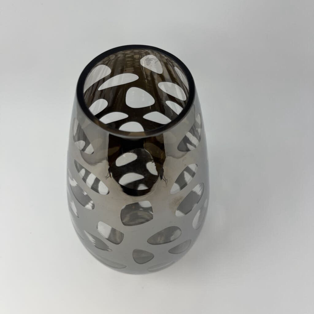 Glass Vase Metallic Print 12.25"