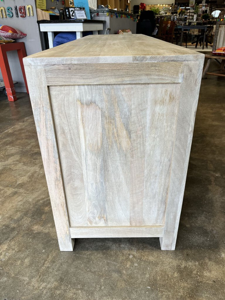 New Mango Wood & Cane Sideboard 69.25x30x19.25