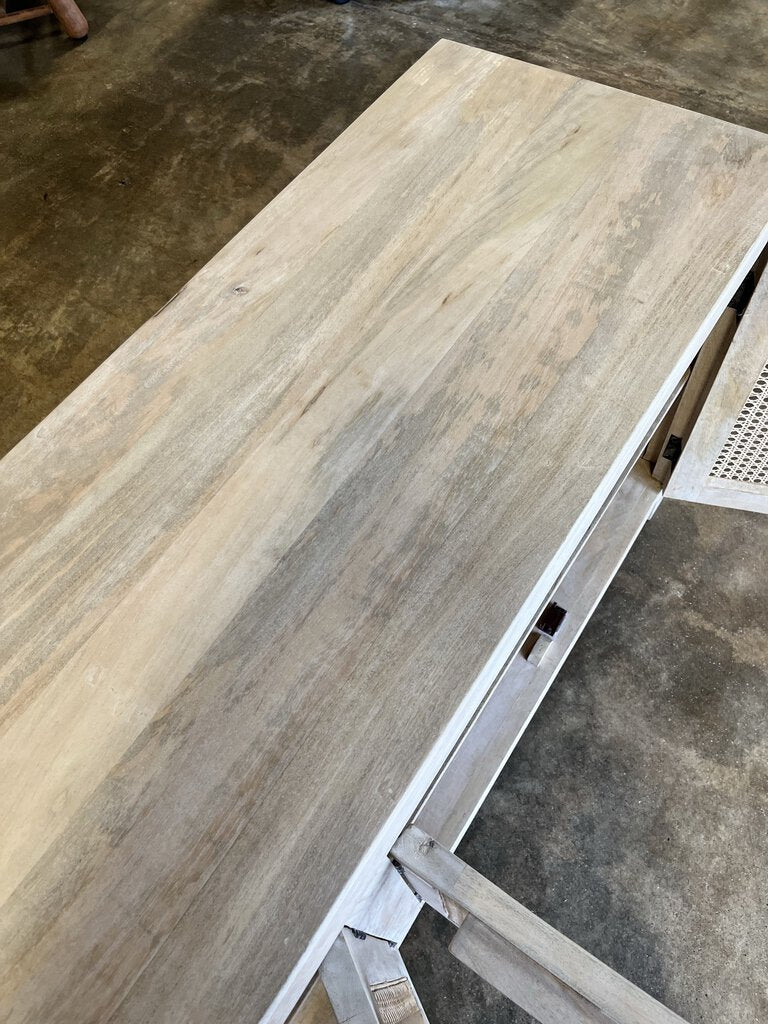 New Mango Wood & Cane Sideboard 69.25x30x19.25