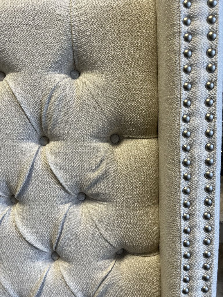 King Upholstered Studded Head Board