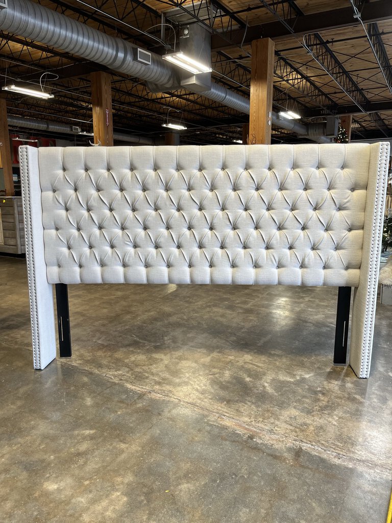 King Upholstered Studded Head Board