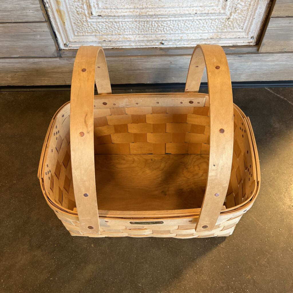 Large Handmade Basket w/ Handles