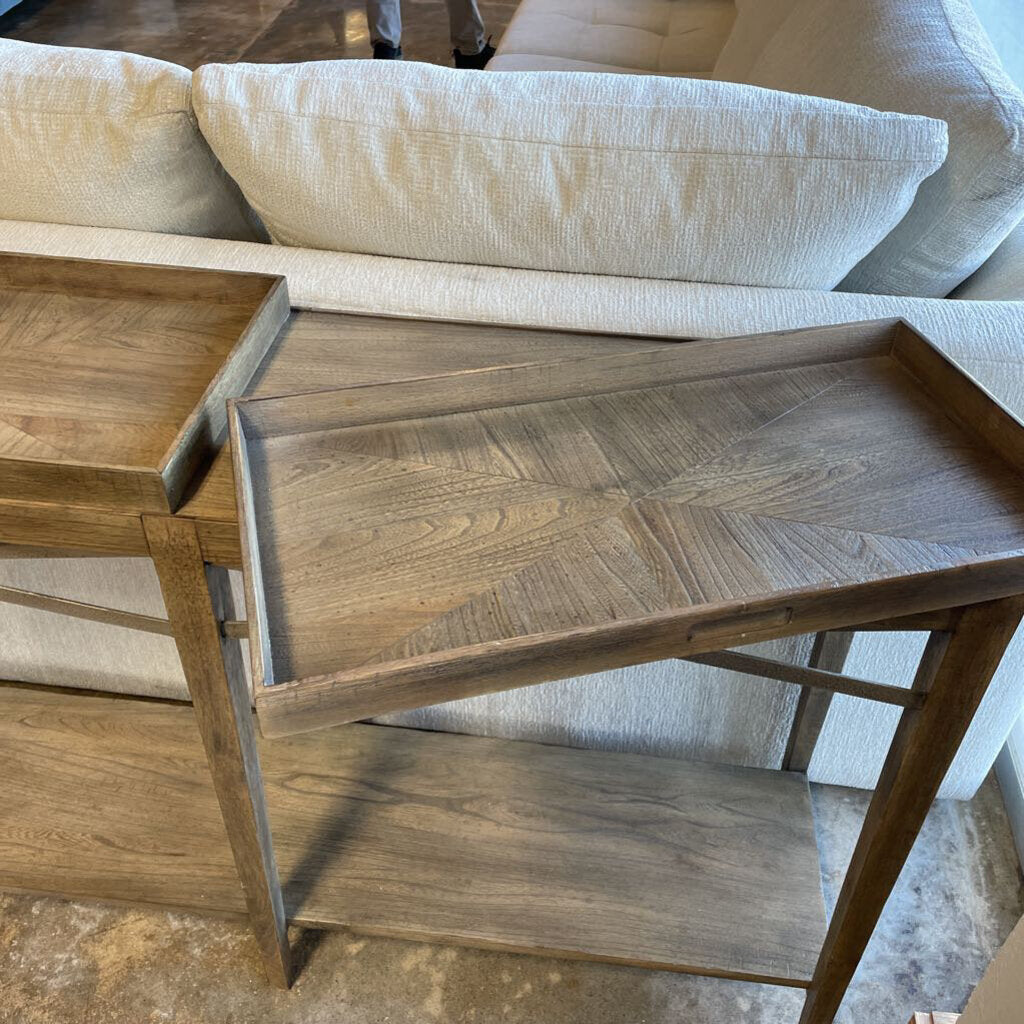 Three Tray Sofa Table