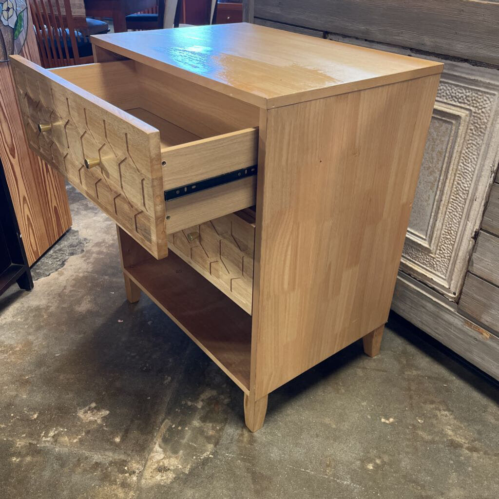 Honeycomb Two Drawer Table