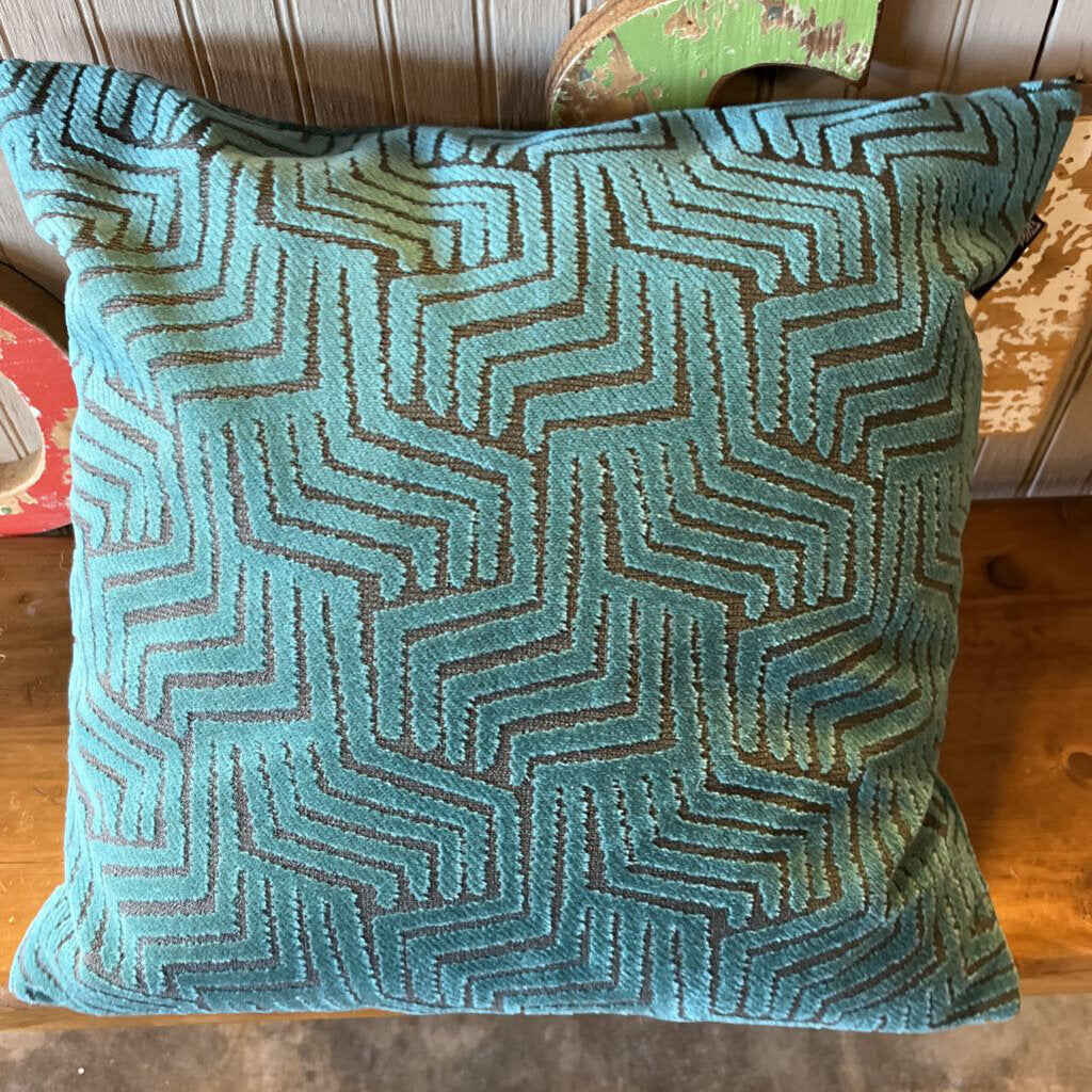 Patterned Velvet Accent Pillow