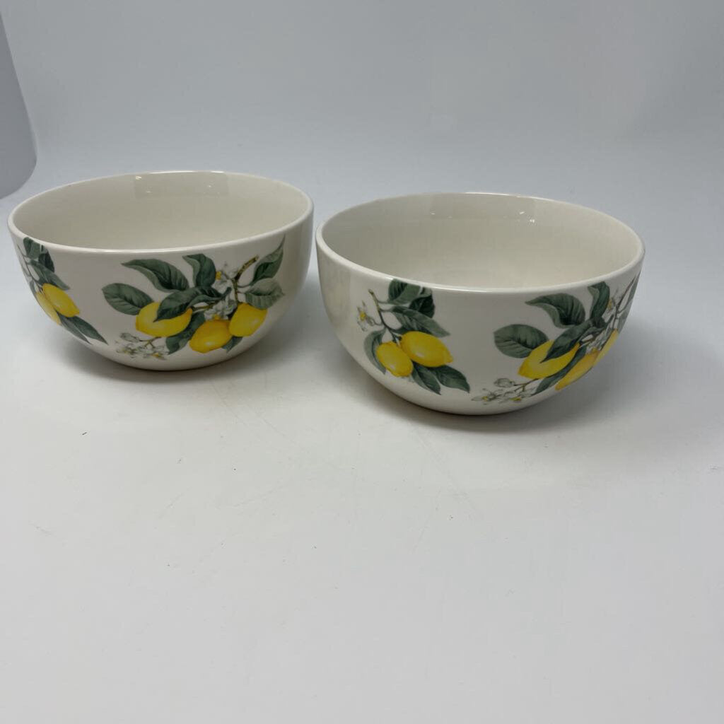 Royal Norfolk Lemon Bowls Set 2