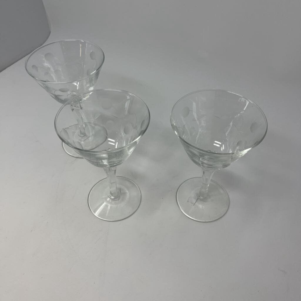 Champagne Glasses 3 Pc