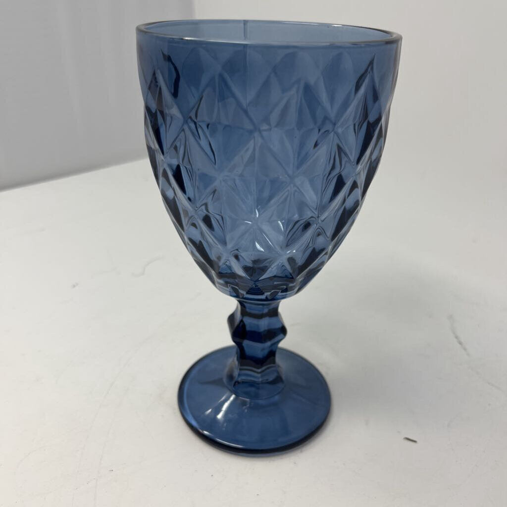 Blue Vintage Style Goblet