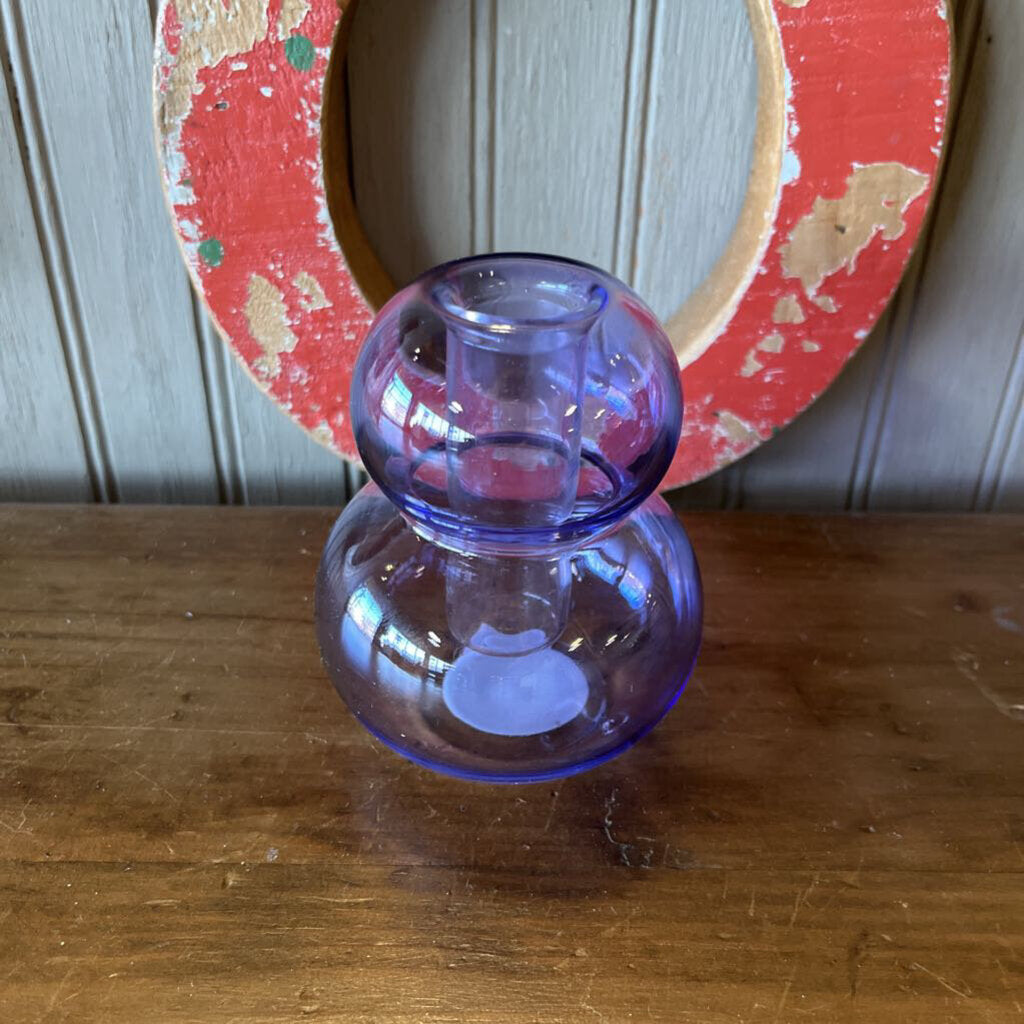 Glass Taper Candle Holder