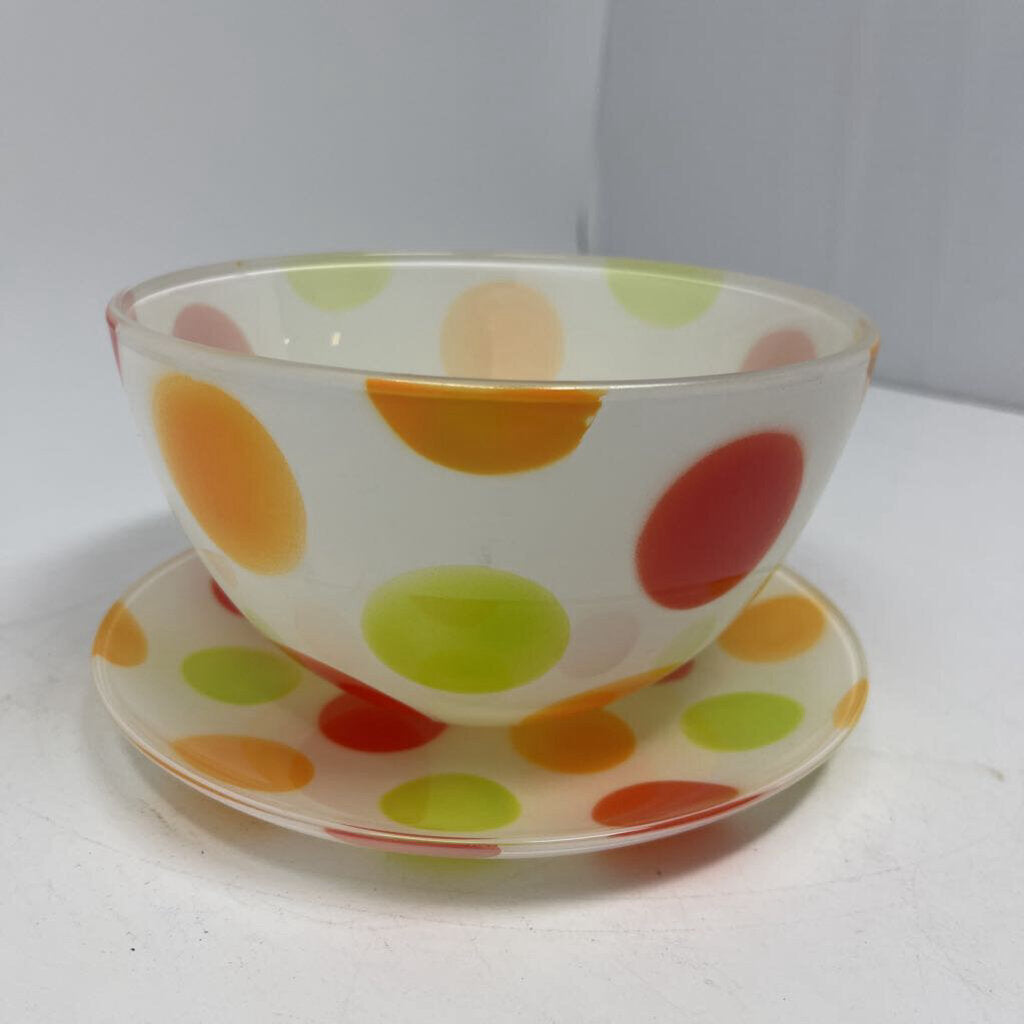 Walther Love Polka Dot Plate and Bowl