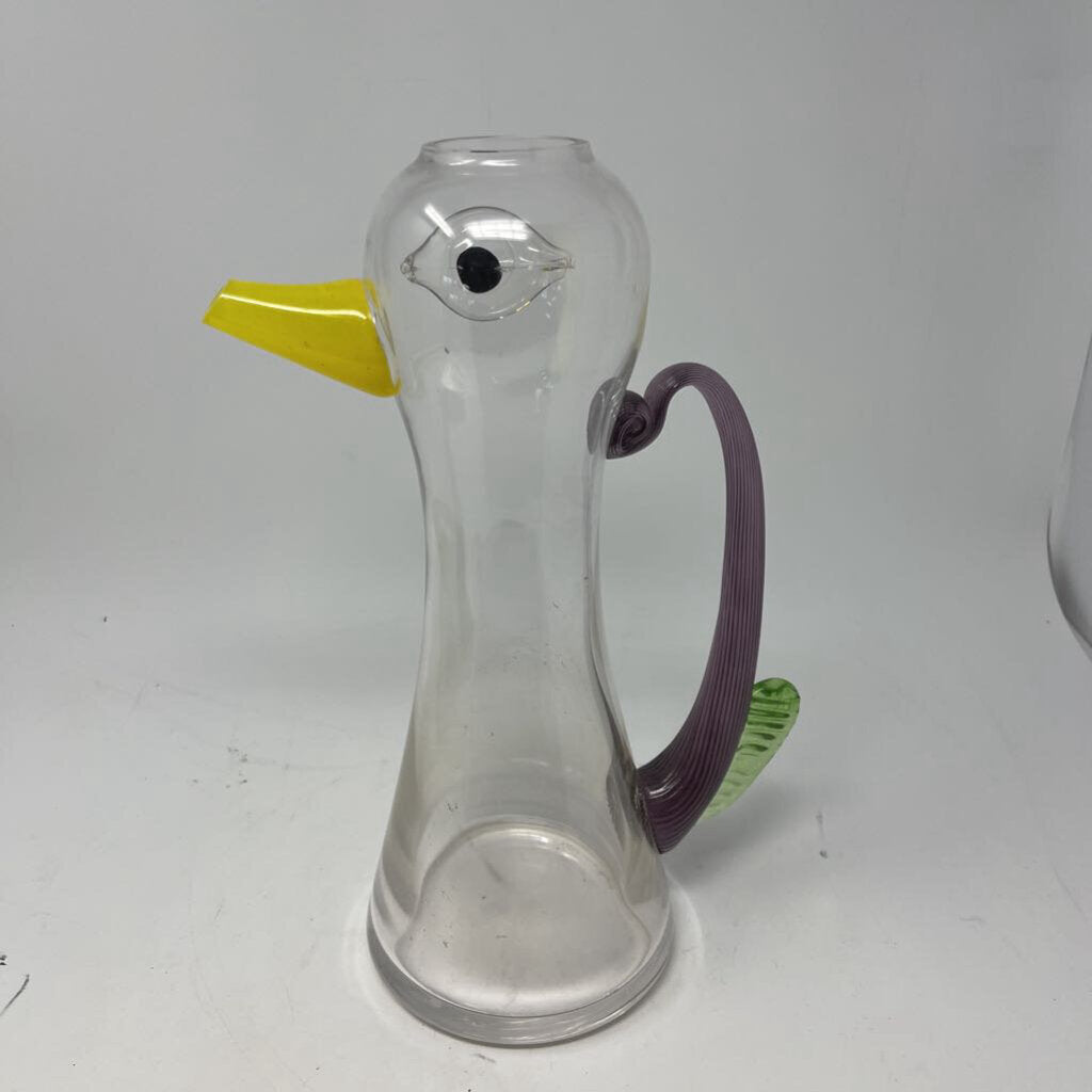 Glass Kosta Boda Fenix Duck Pitcher