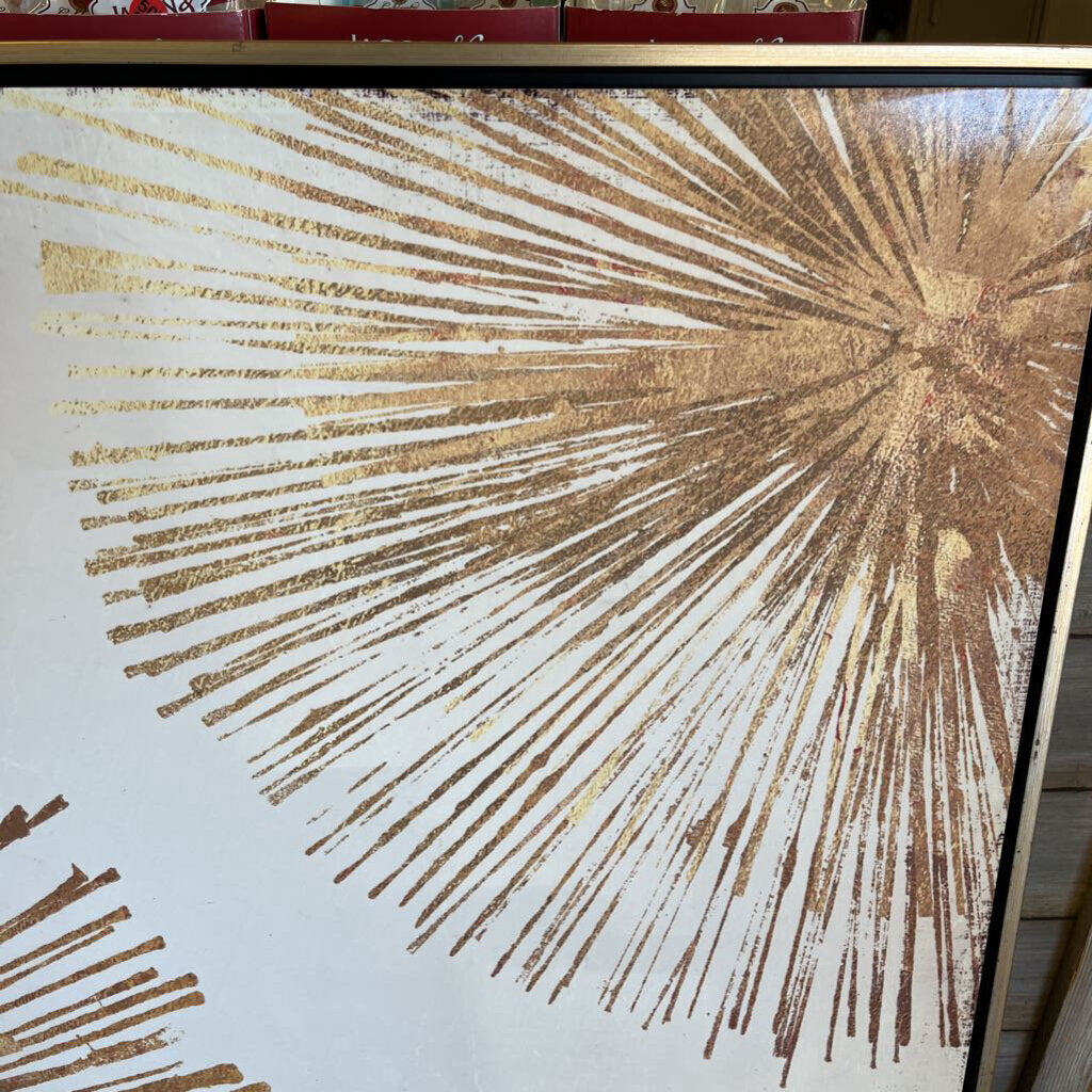 Framed Star Burst Print 41.5x42