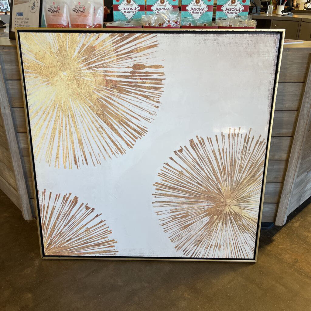 Framed Star Burst Print 41.5x42