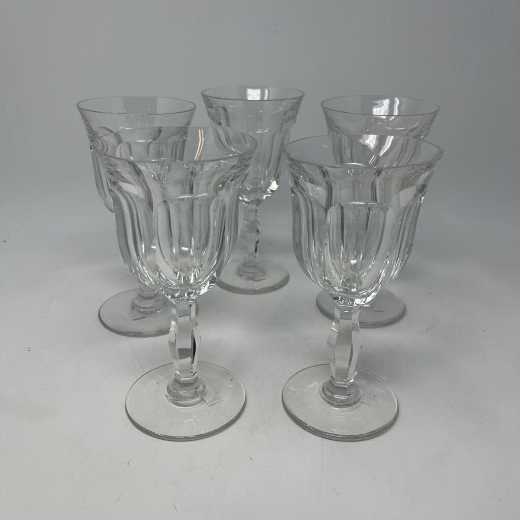 Set of 5 Wine Glasses