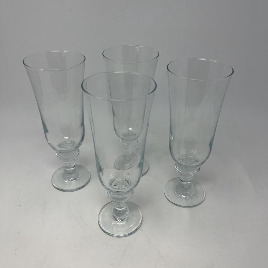 Set of 4 Stemmed Beer Steins