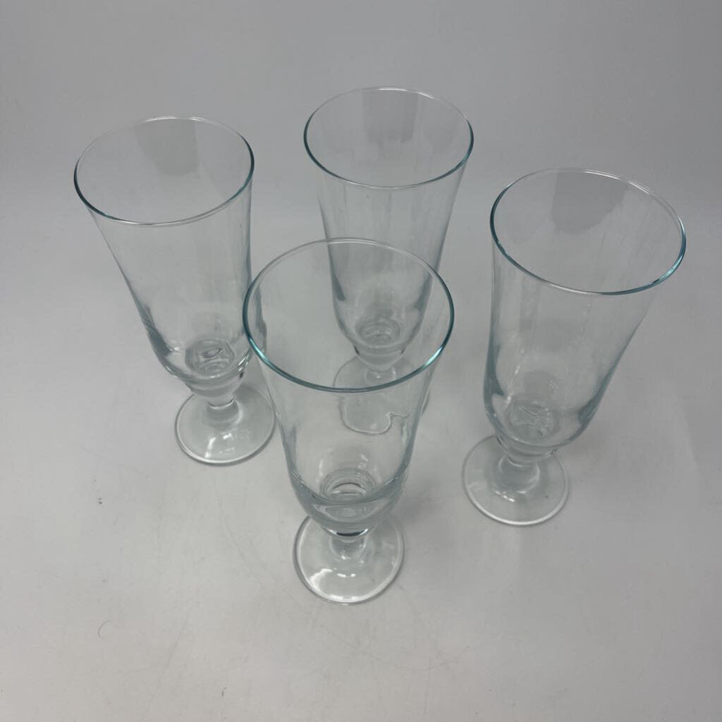 Set of 4 Stemmed Beer Steins