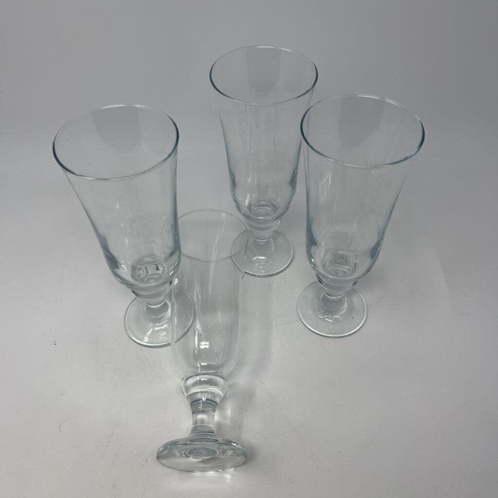Set of 4 Stemmed Beer Steins