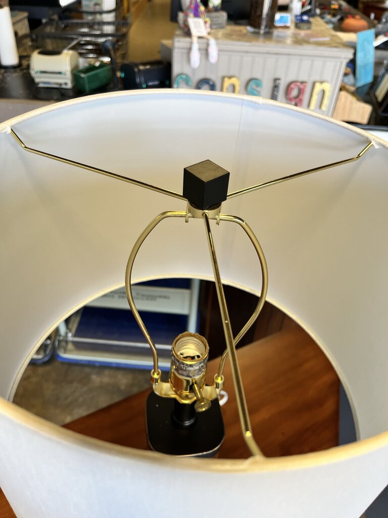 Modern Lamp w/ Glass Metal- Base