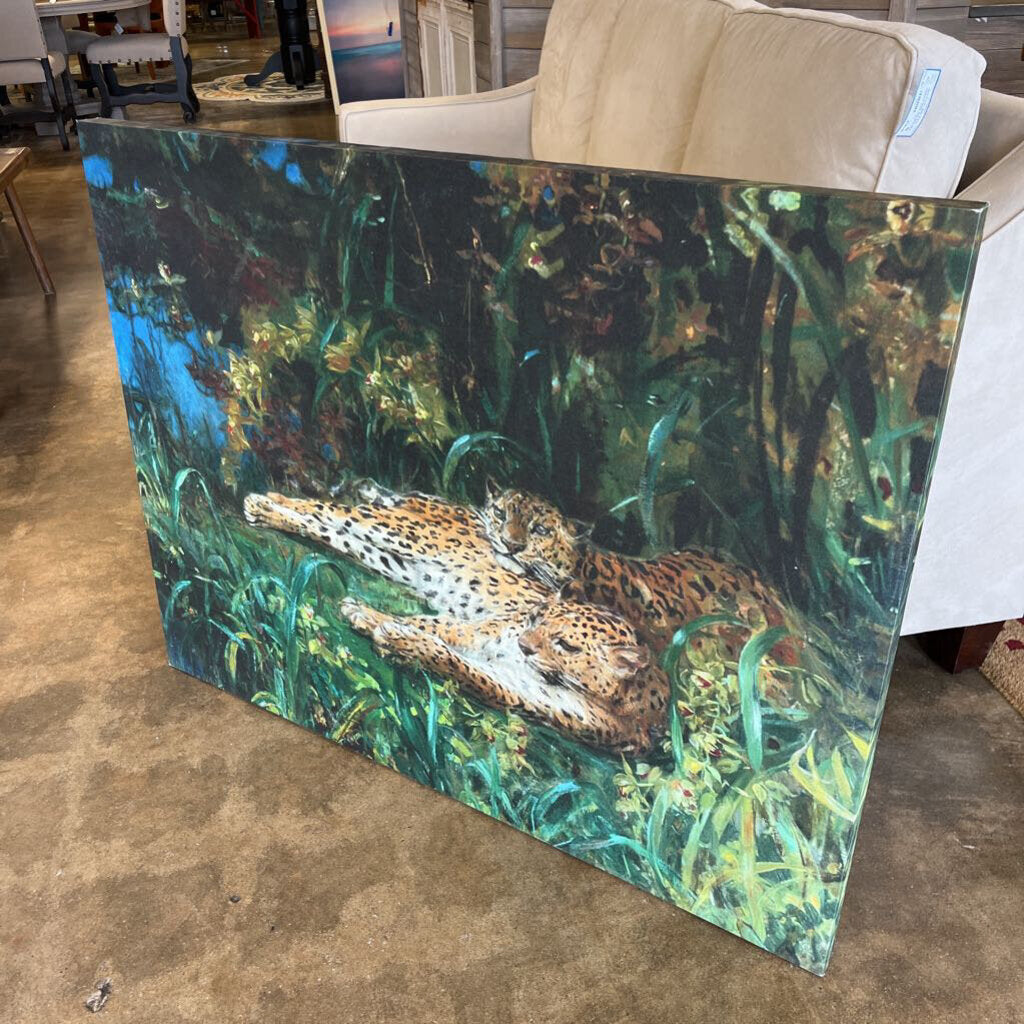 Indian Leopards John Macallan Swan 45x35