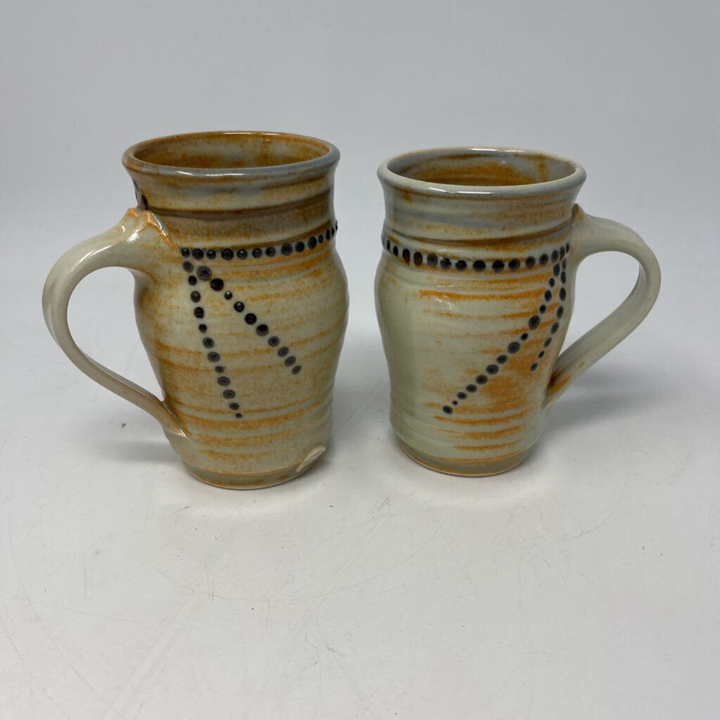 Set of 2 Pottery Mugs