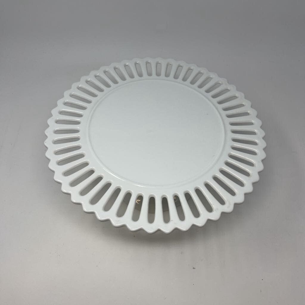 Cake Plate- Lace Edge