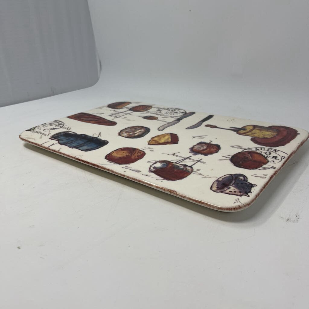Ceramic Cheese Serving Tray