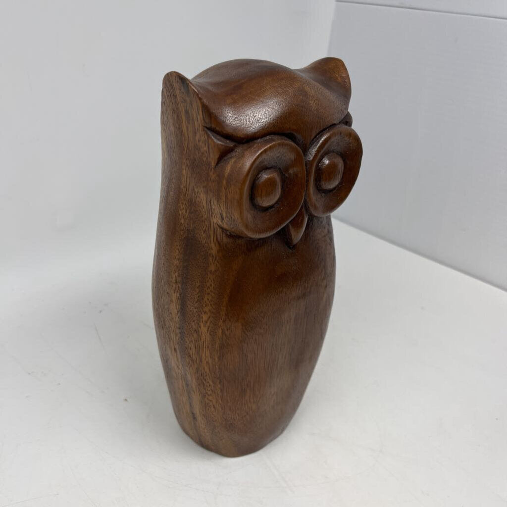 Carved Wood Owl