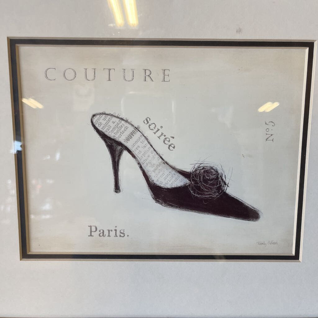 Framed Shoe Art 15x13 Emily Adams
