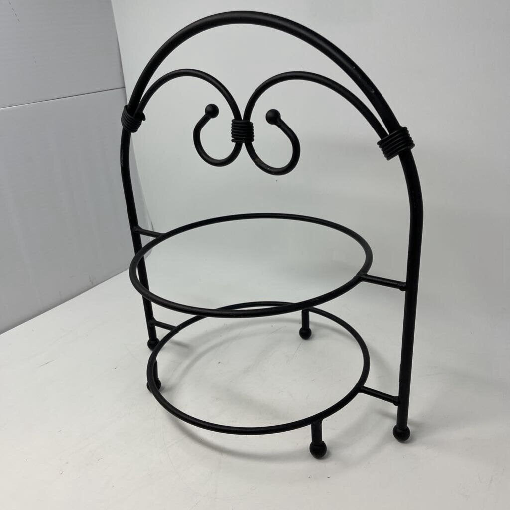 Metal Double Plate Stand