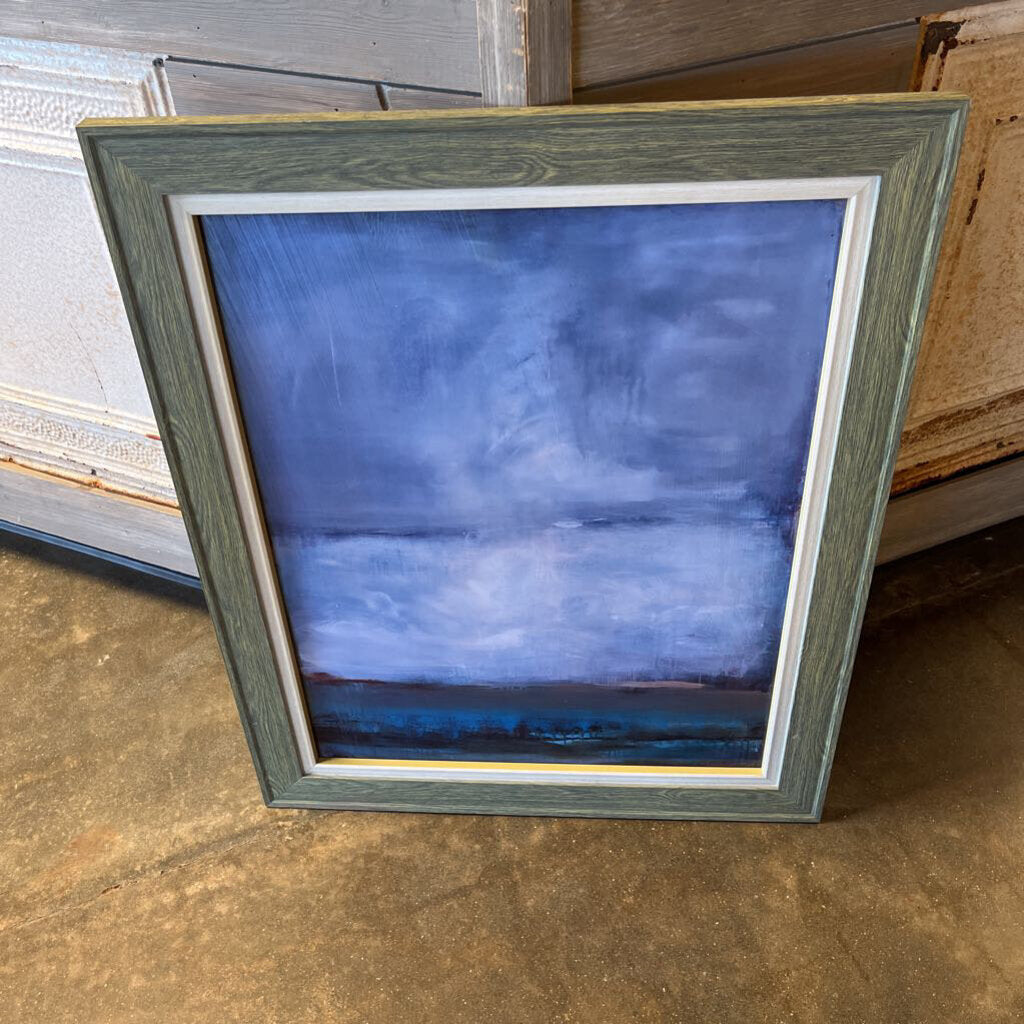Framed Abstract Landscape 27.25x33