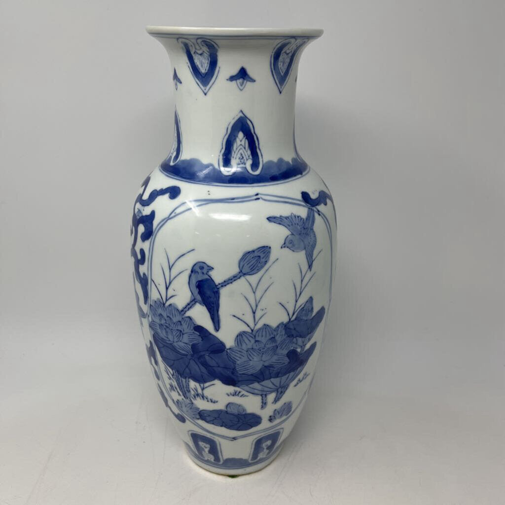 Asian Design Vase 14.25"H