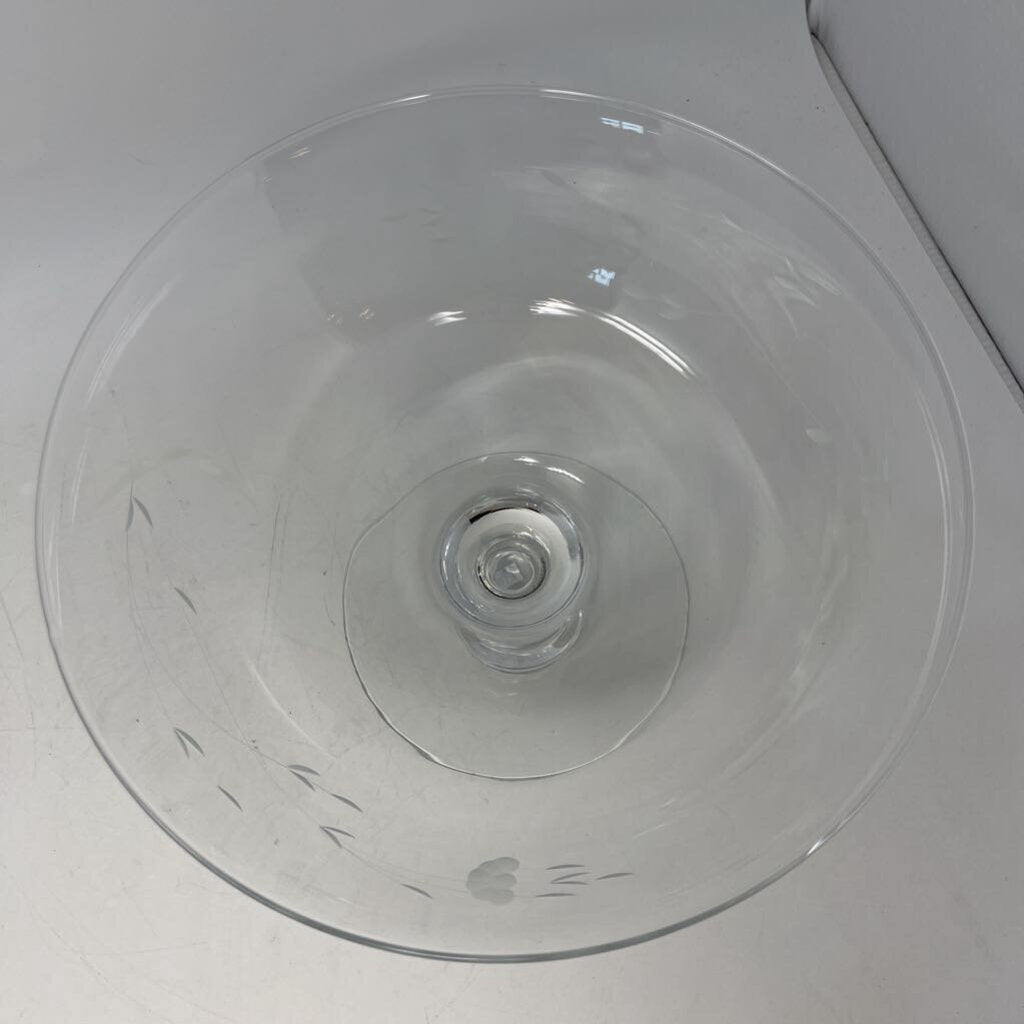 Princess House Crystal Pedestal Bowl