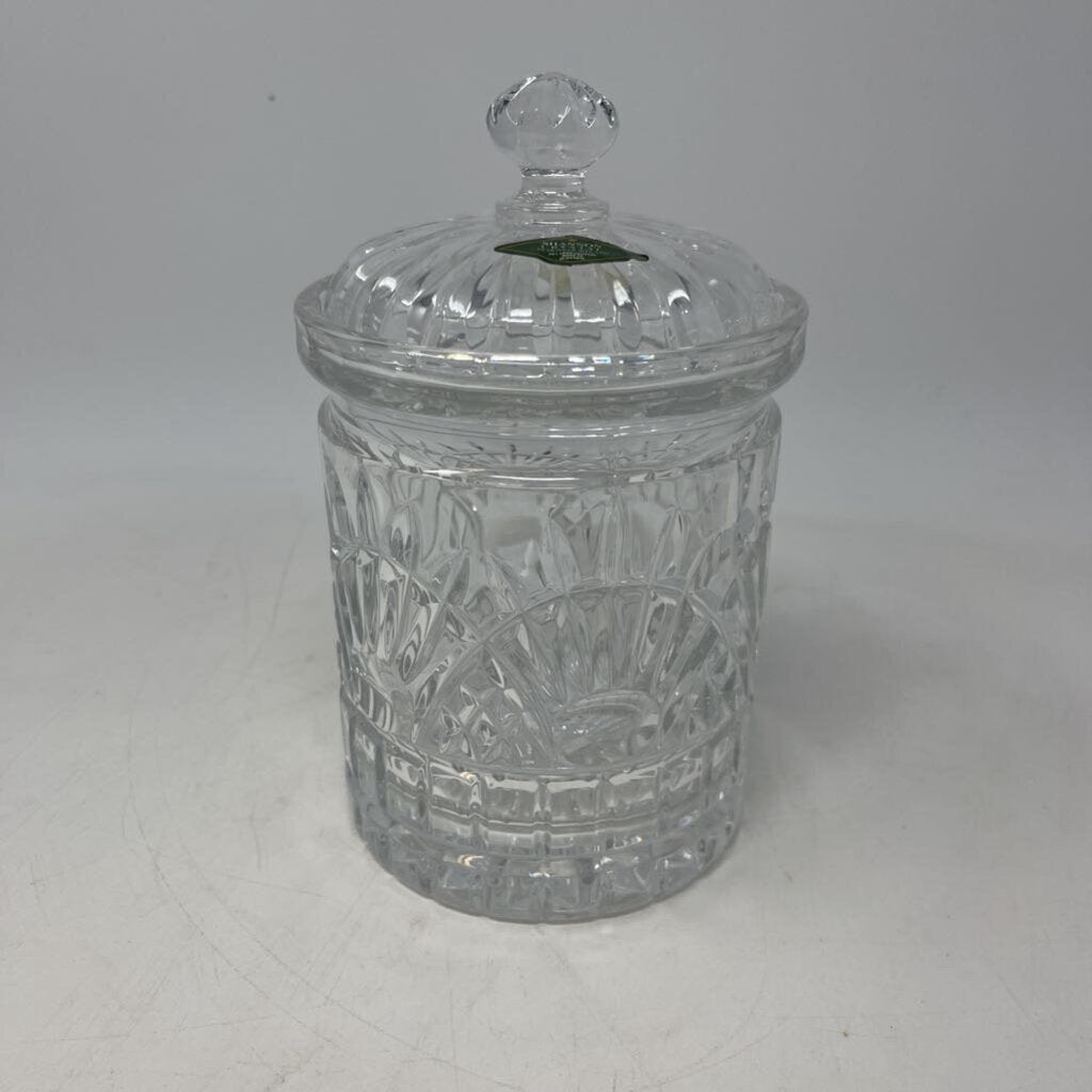 Crystal Biscuit Jar with Lid