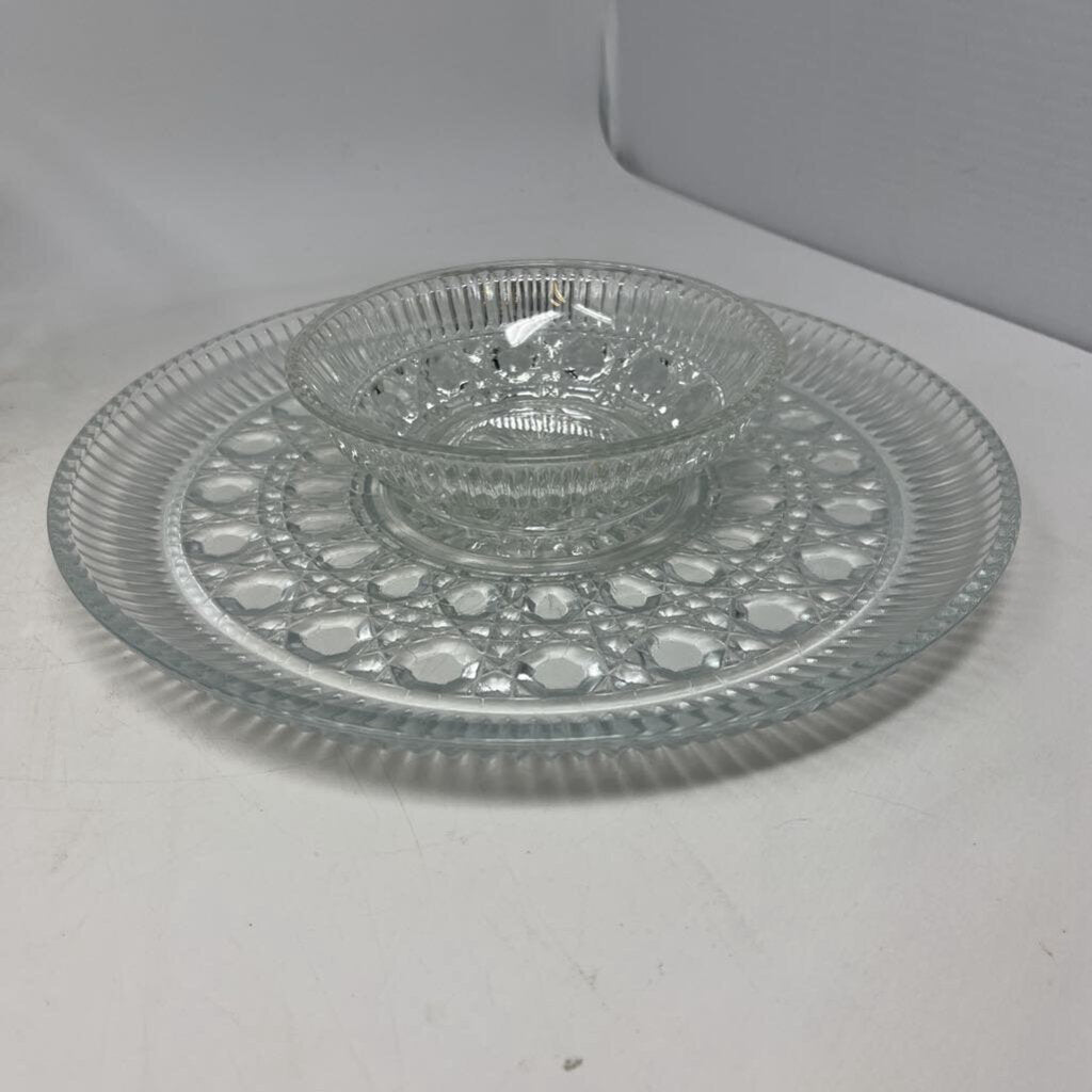 Glass Chip and Dip Set