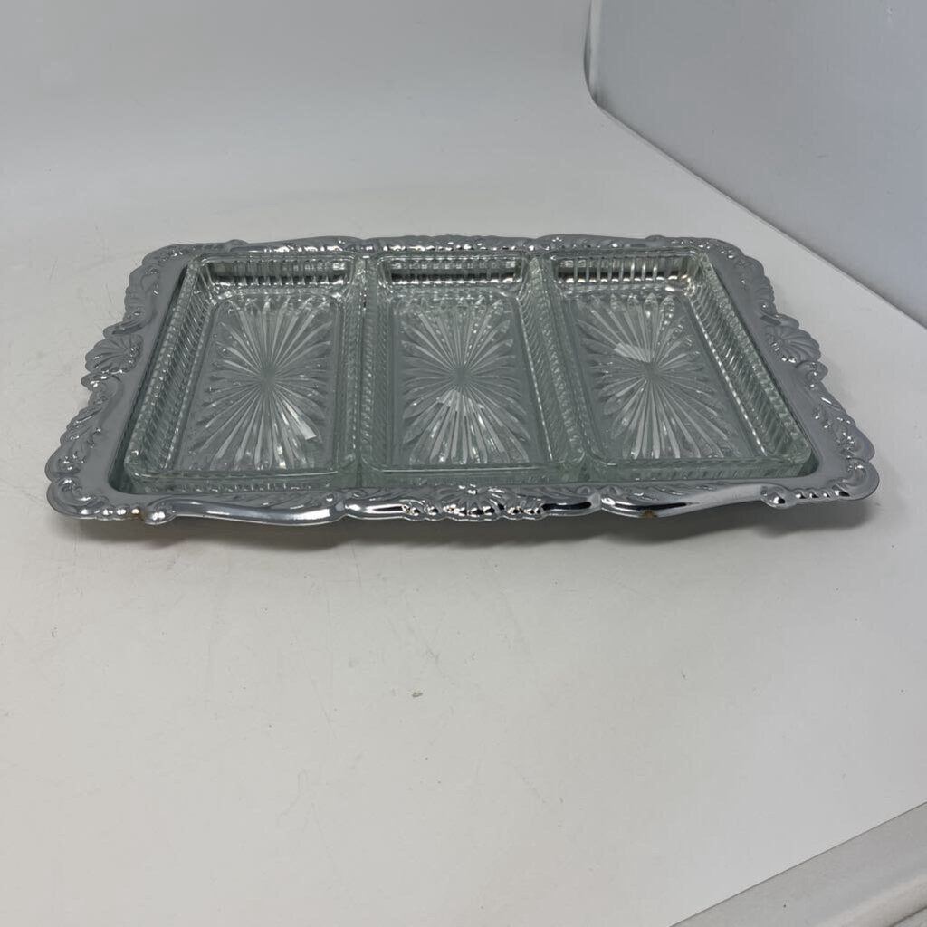 Vintage Relish Tray 4 PC