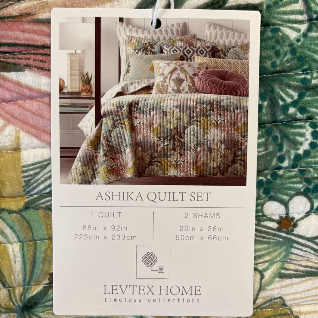 Ashika Quilt Set Full/Queen