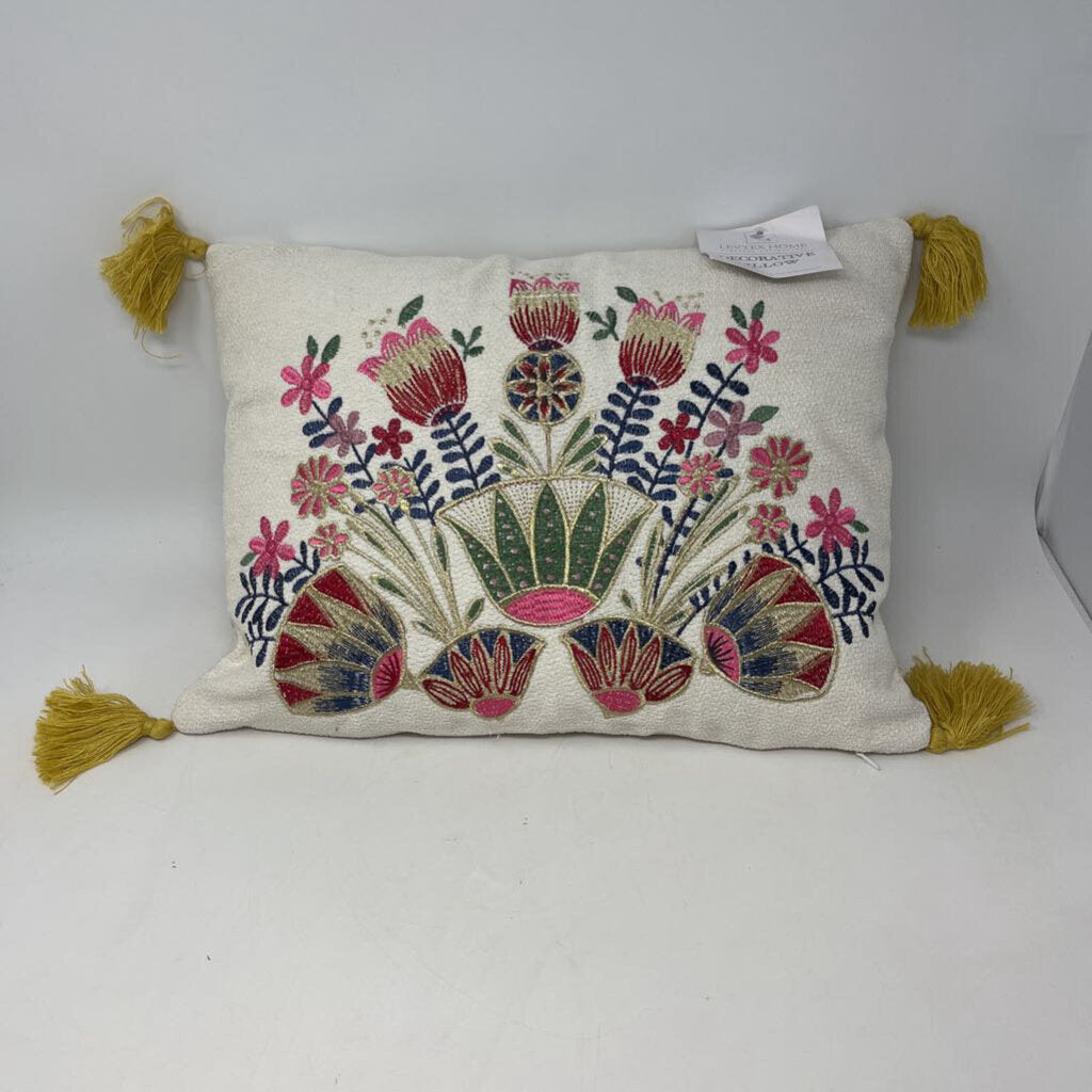 Delissa Velvet Embroidered Pillow