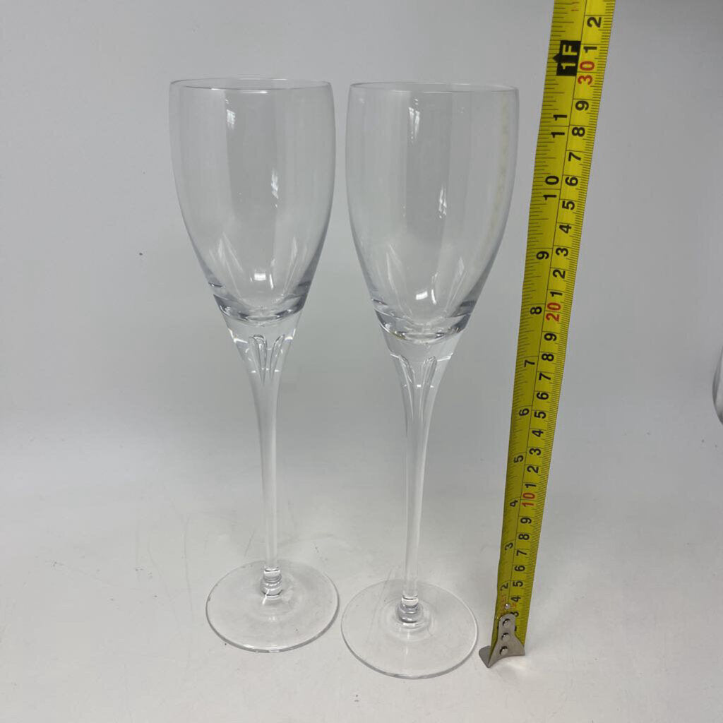 Set of 2 Long Stem Wine Glasses