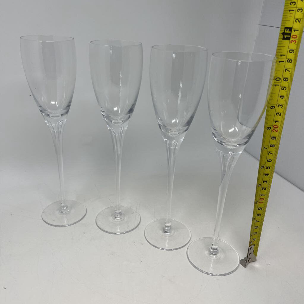 Set of 4 Long Stem Wine Glasses