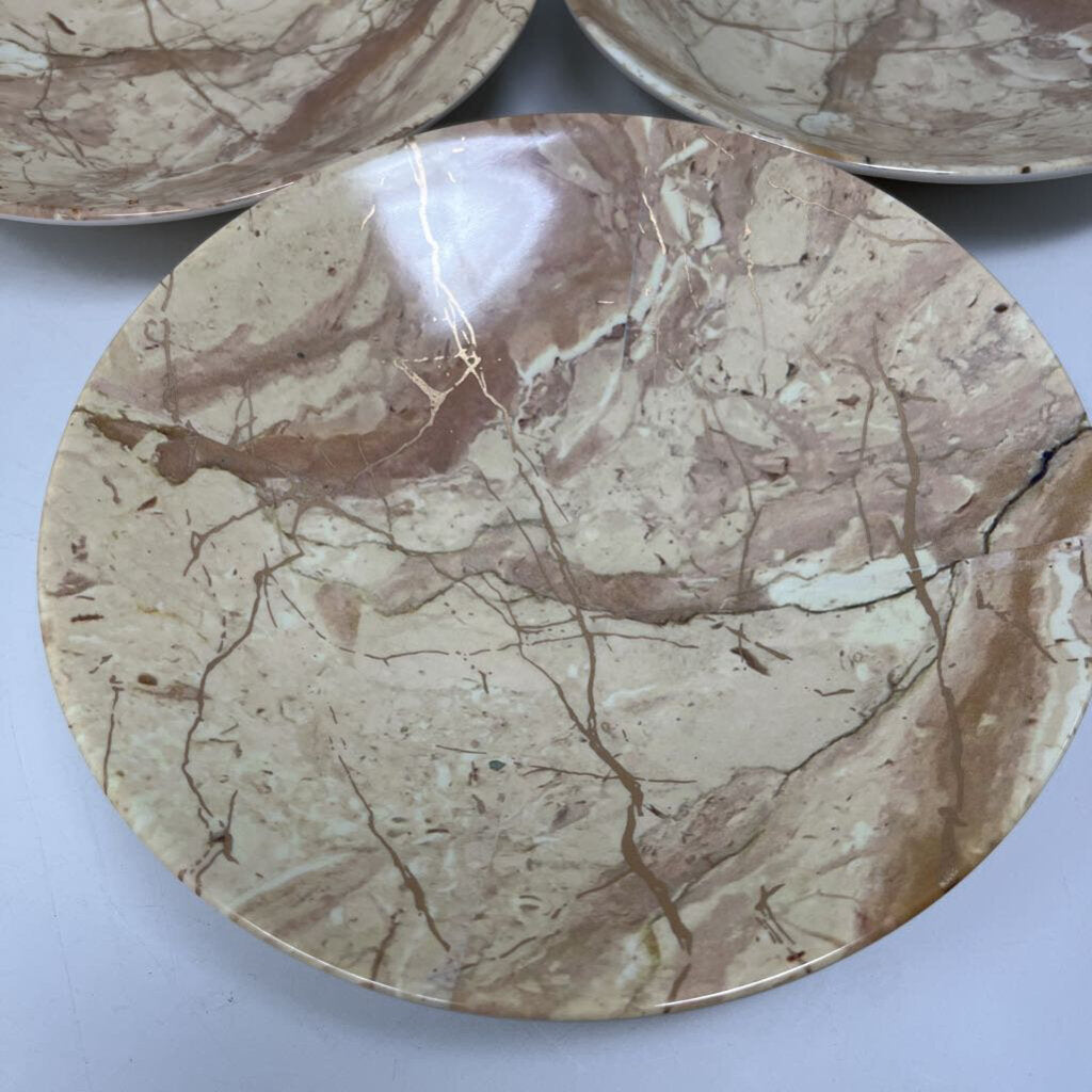 Set of 4 Melamine Marble finish Bowl