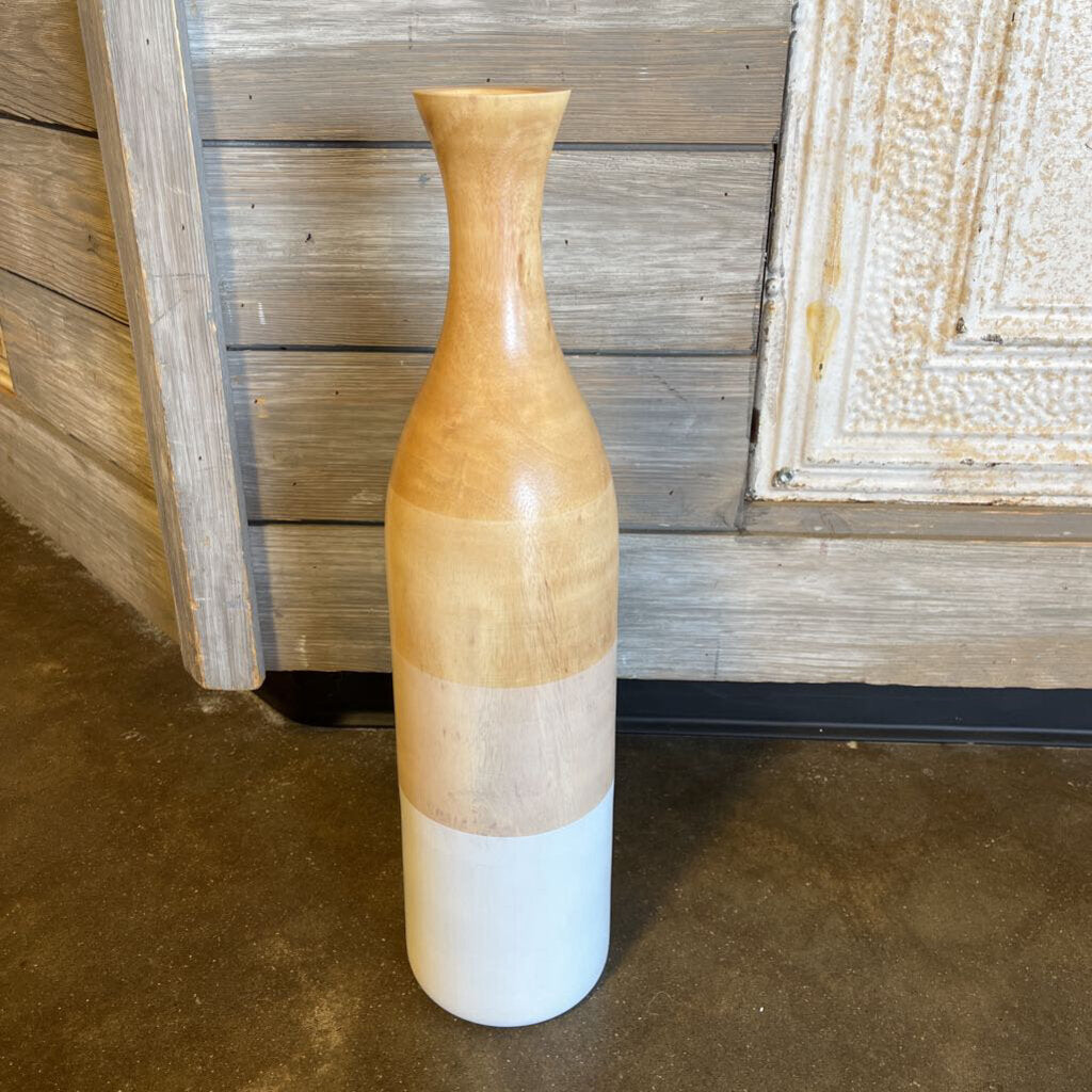 Wood Vase 19.75"
