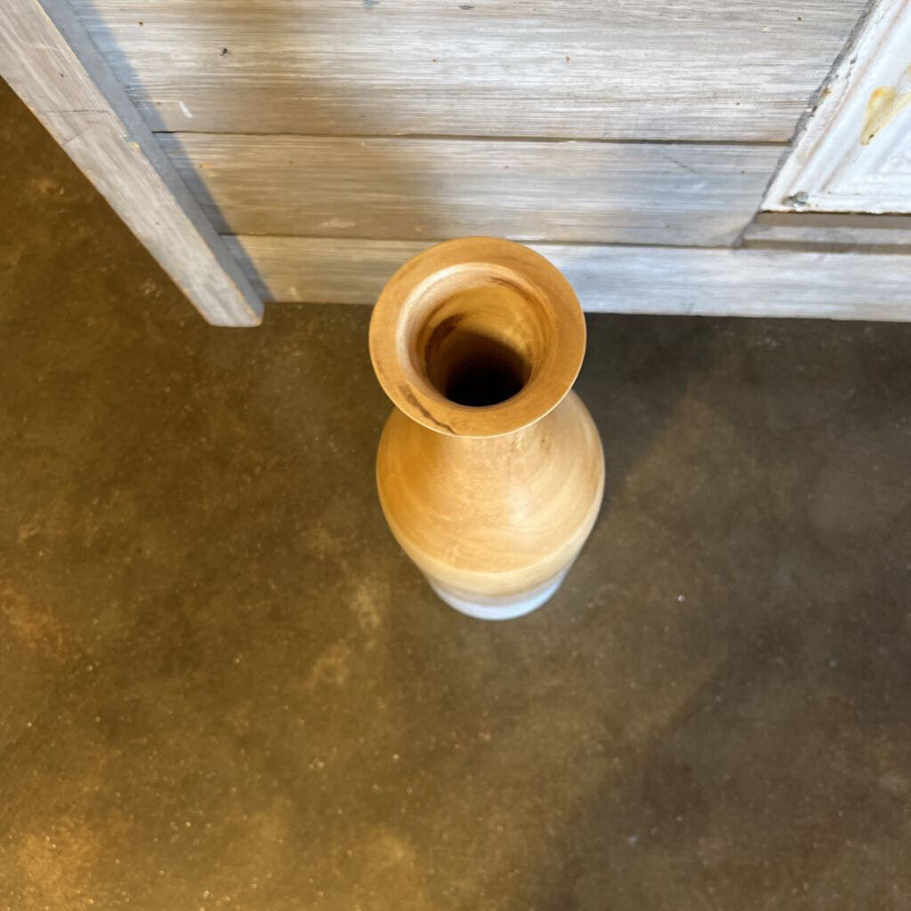 Wood Vase 19.75"
