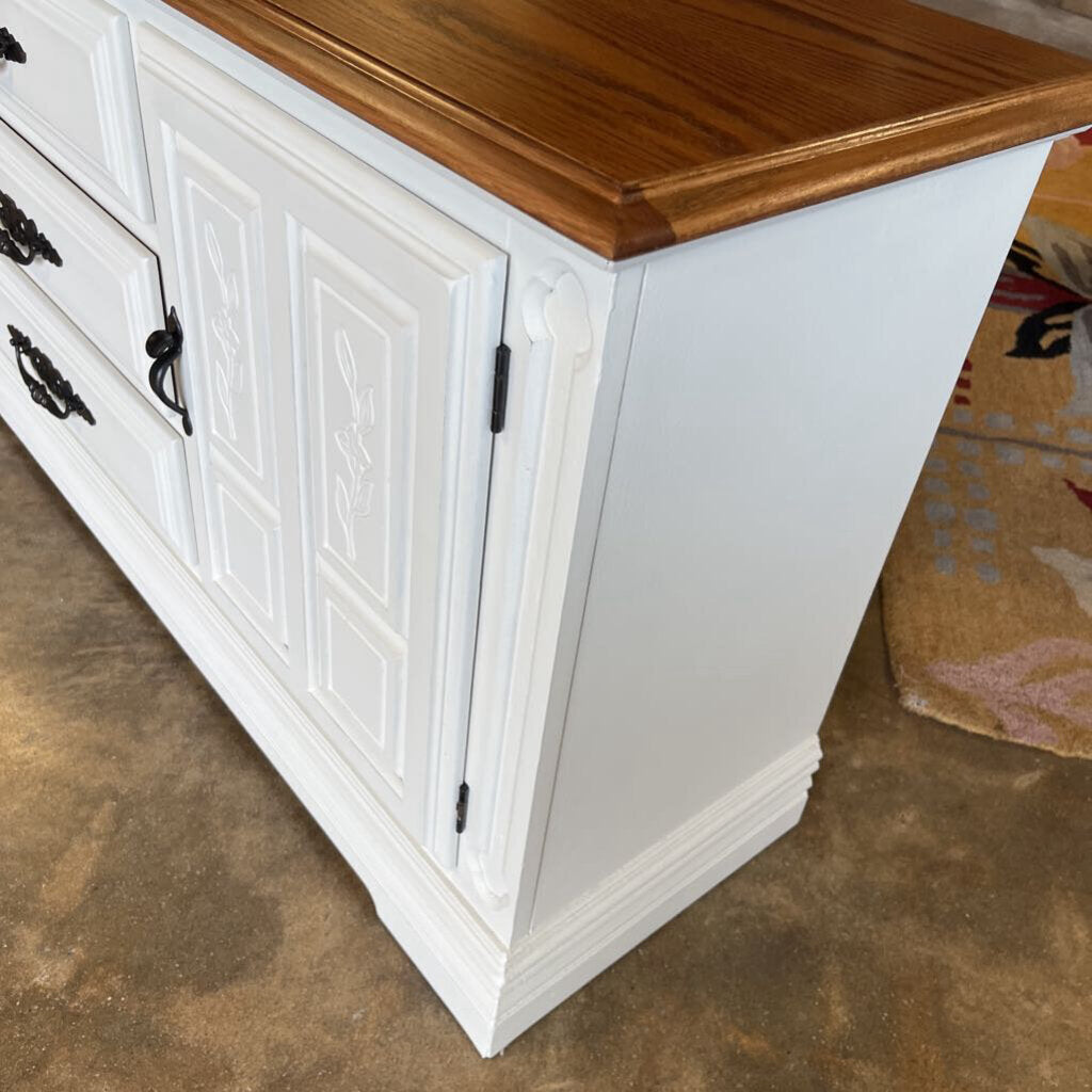 3 Drawer Painted Console 66x16.5x29