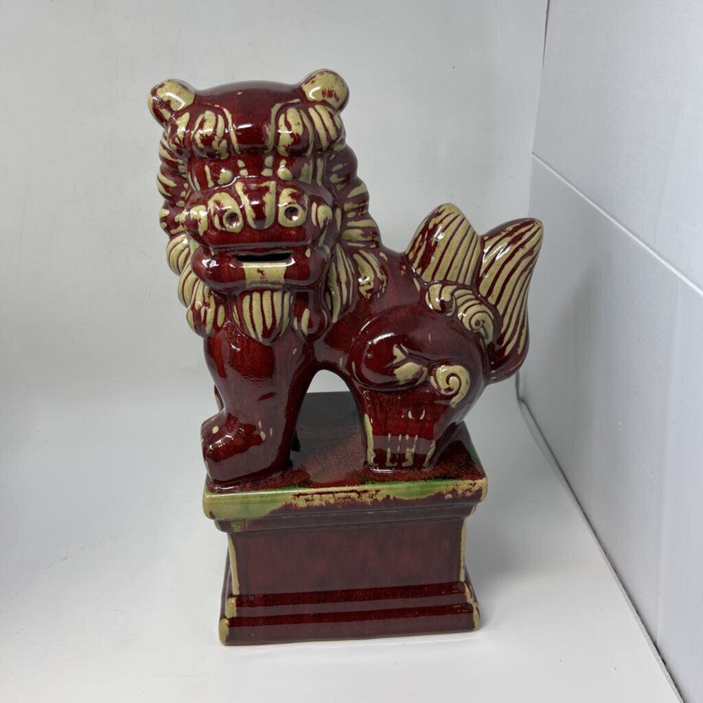 Ceramic Foo Dog 15.5 Tall