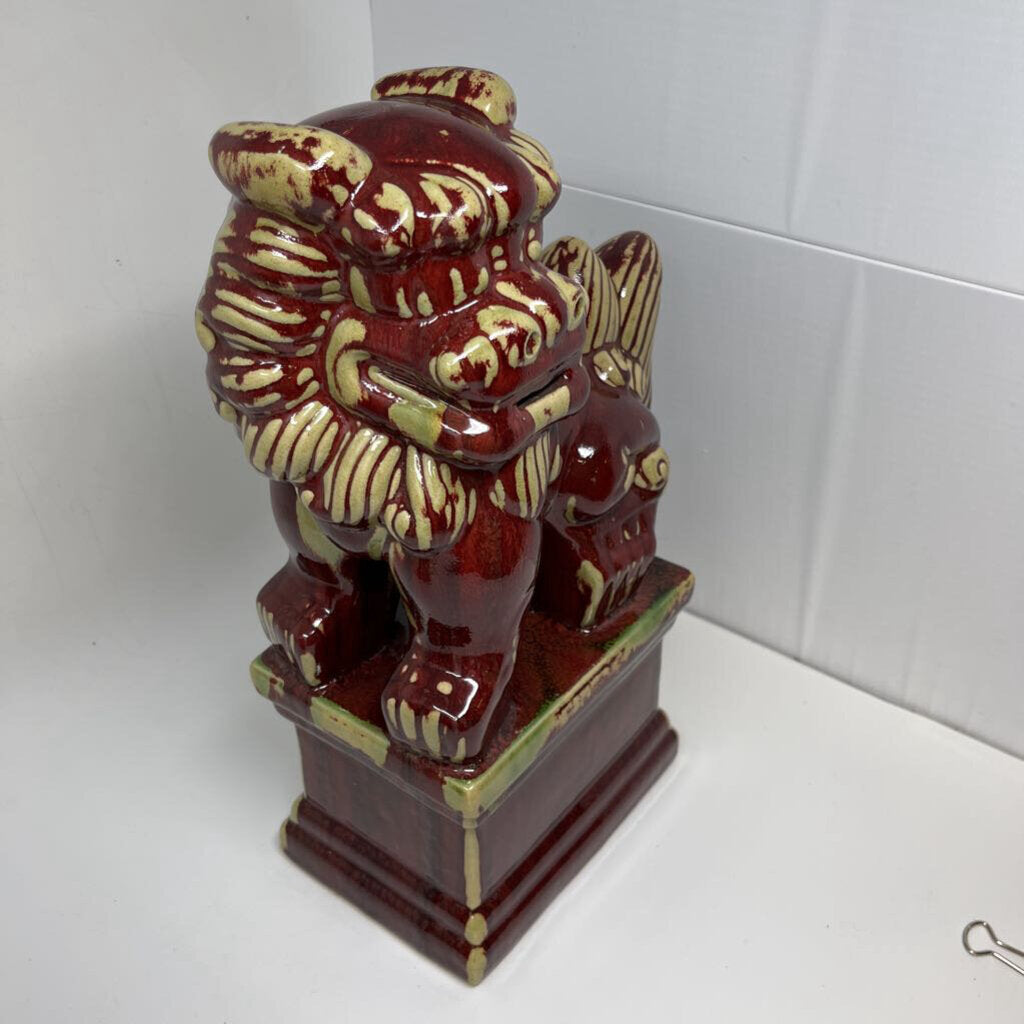 Ceramic Foo Dog 15.5 Tall