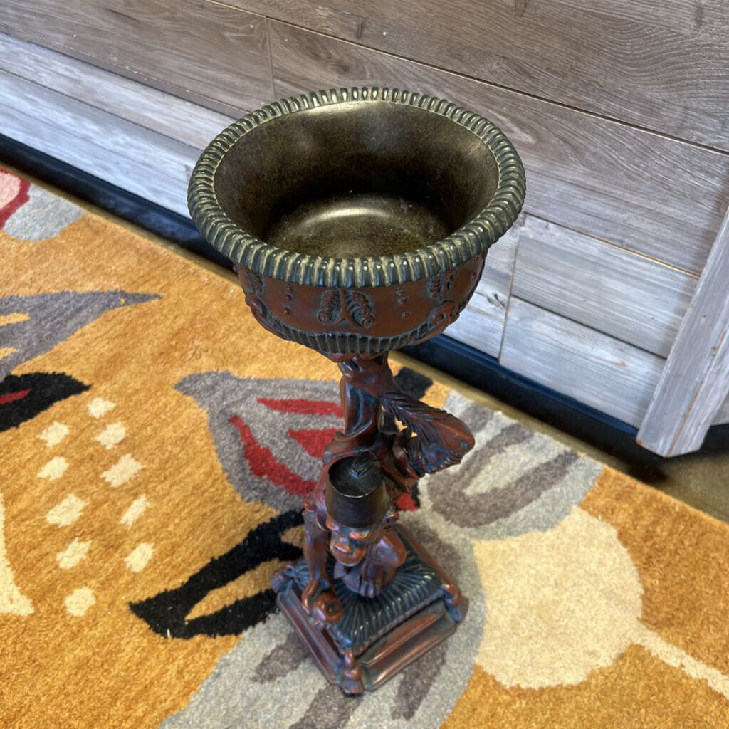 Monkey Statue Plant Holder 22"