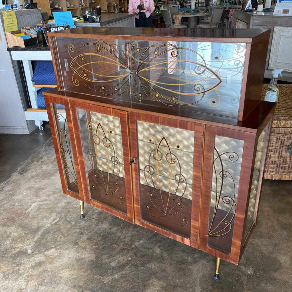 Vintage Liquor Cabinet 45x13x47
